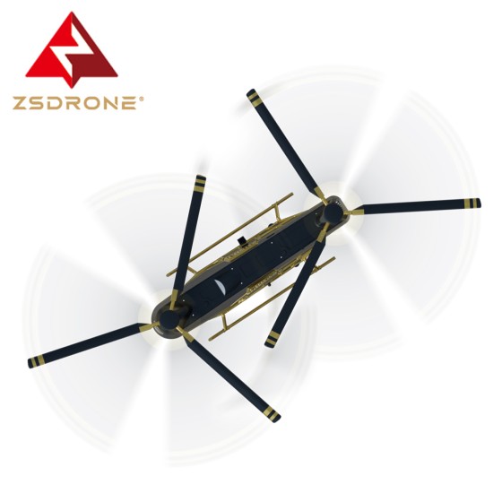 TH600 Heavy-Lift UAV Helicopter – 300kg Payload Industrial Transport Drone