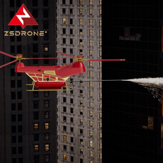 TH400 Heavy-Lift UAV Helicopter – 150kg Payload Firefighting & Rescue