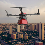 EM25 Foldable Quadrotor UAV | 10 kg Payload Industrial Drone